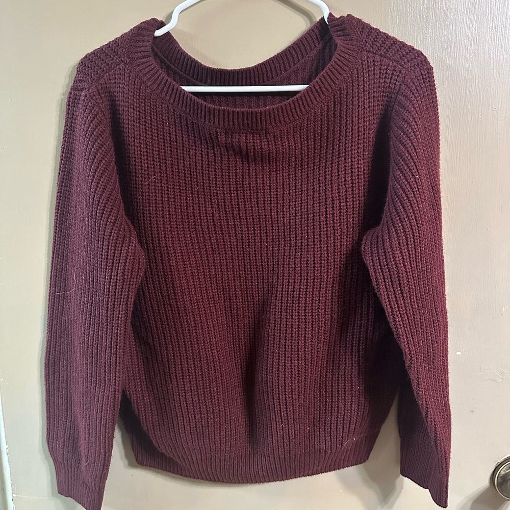 Women's Burgundy Sweater